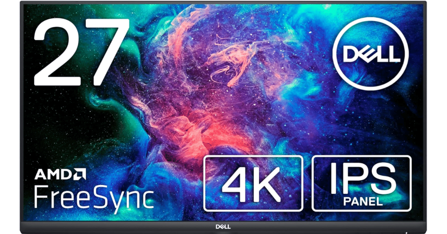 2022年製 Dell S2721QS 27インチ 4K ワイドフレームレスモニター 品