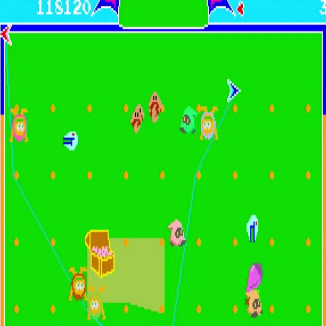 リブルラブル/© 1983 ナムコ【アーケード】Libble Rabble/namco｜ぺん