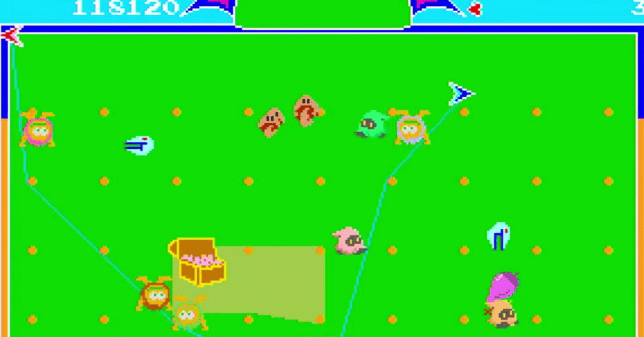 リブルラブル/© 1983 ナムコ【アーケード】Libble Rabble/namco｜ぺん