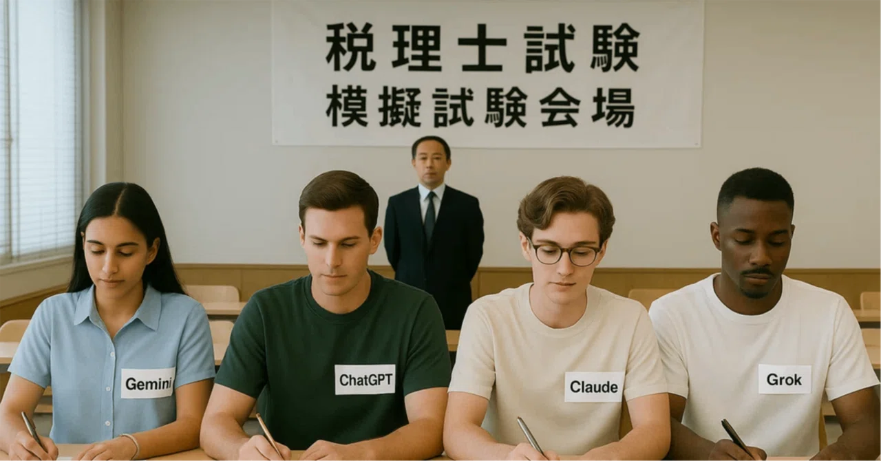 検証】AIに税理士試験を受験させてみた― Gemini vs ChatGPT vs Claude