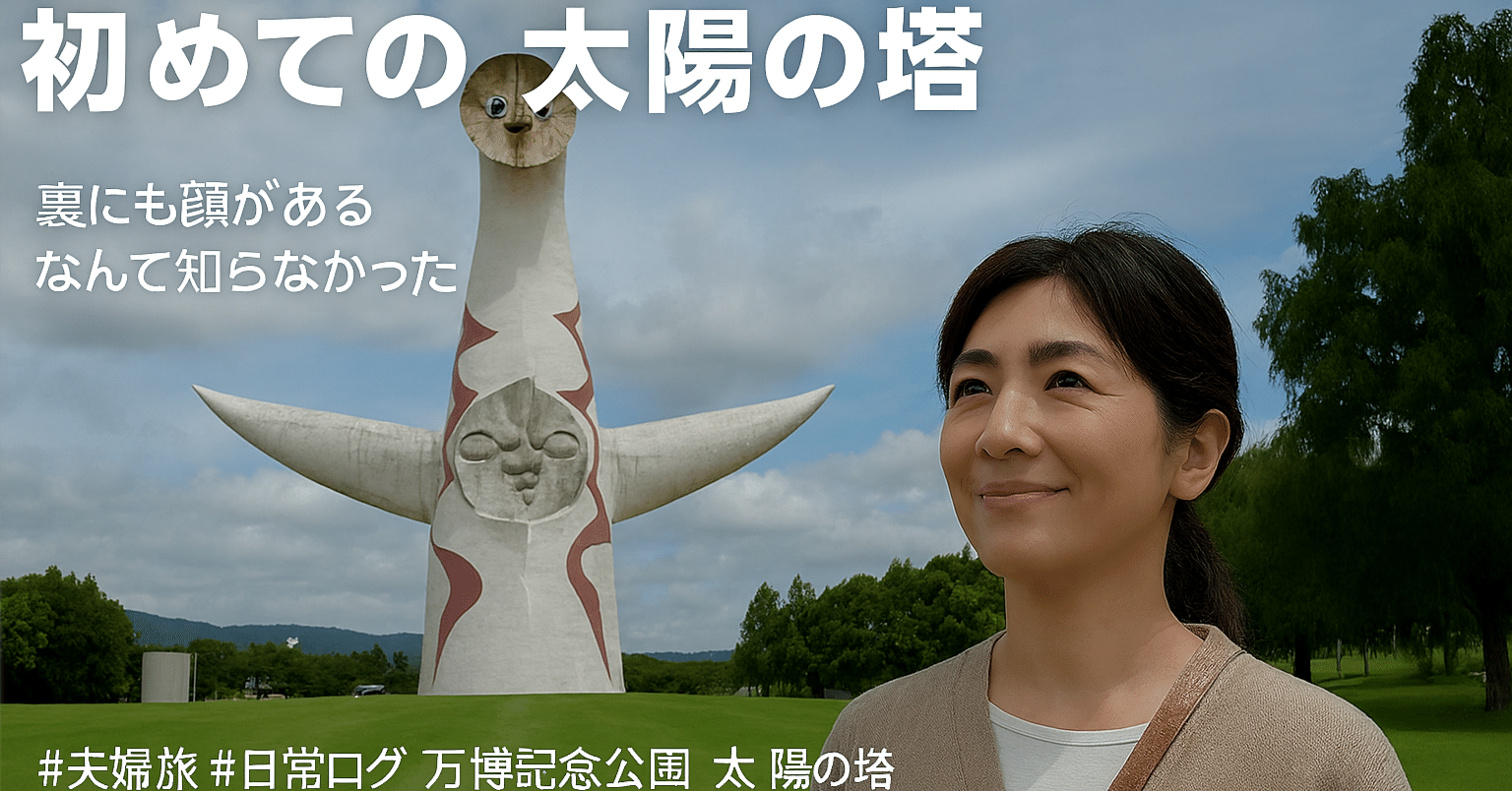 はじめての太陽の塔 〜1970年生まれの私がようやく出会えた風景〜｜Shazzan