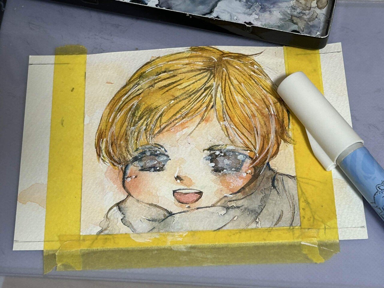 お絵描きしてたら、まさかの…🥲｜実結｜自分らしく生きる日々