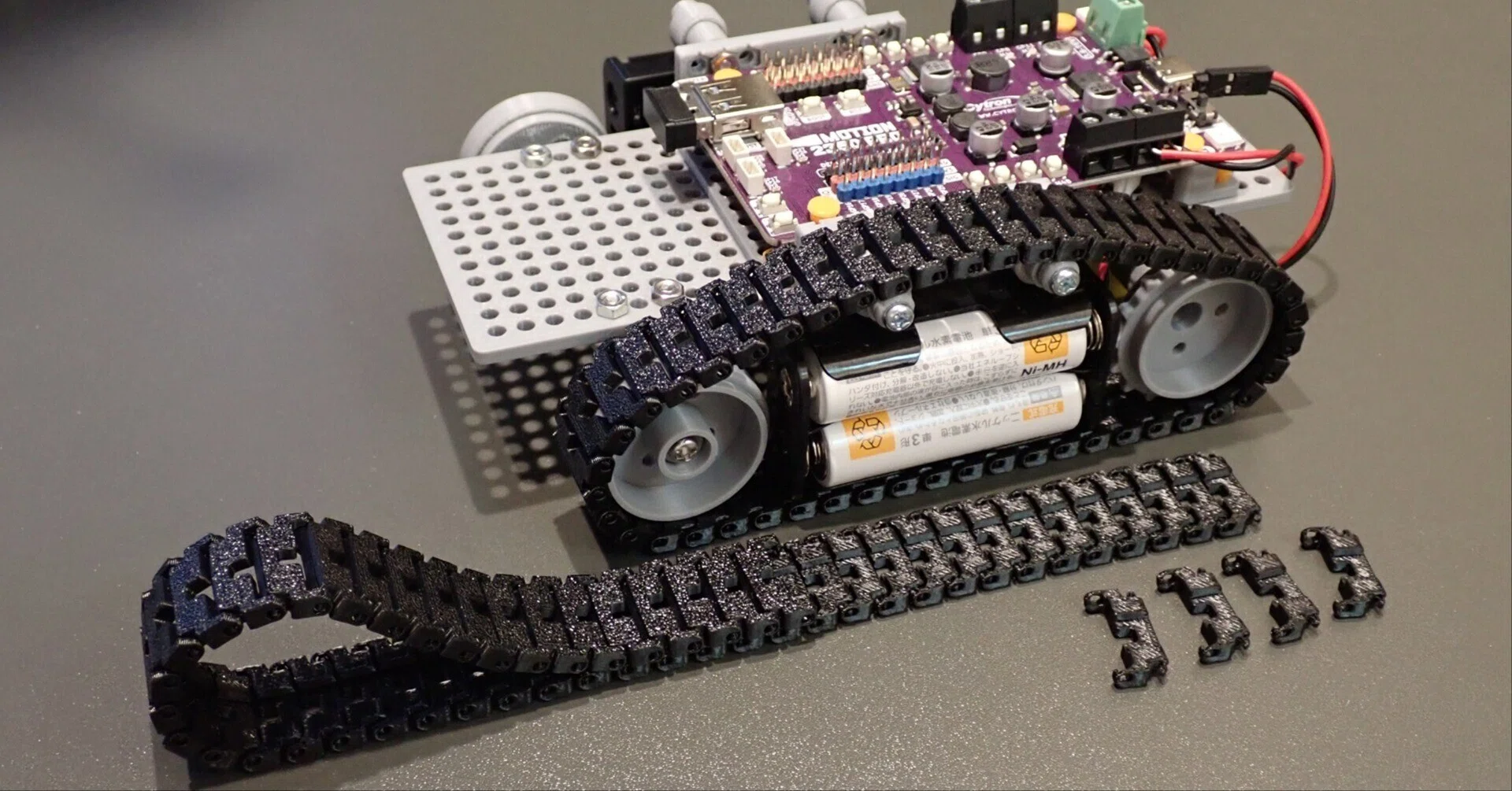 連結式キャタピラの自作｜くりばた