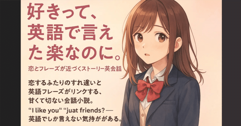 『"好き"の気持ち、英語で伝えられますか？ ─ 恋で覚える、ときめき英語フレーズ集』