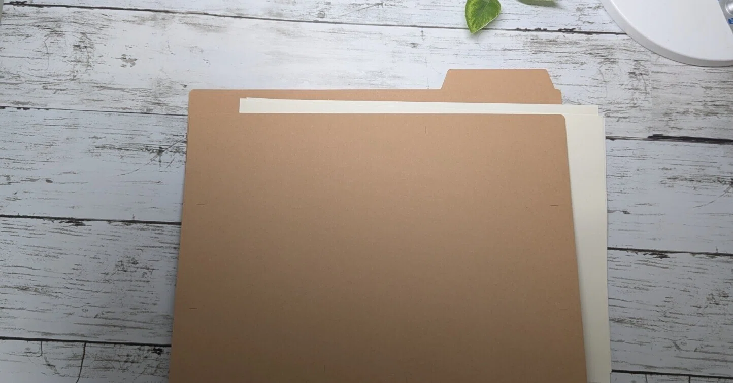 備忘録：無印良品の書類フォルダーを買った｜まんじゅー