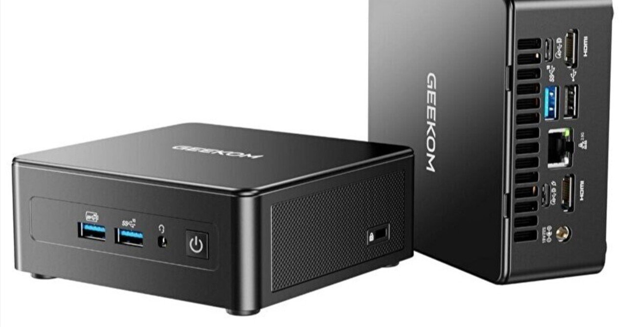GEEKOM IT15、Core Ultra 9 285Hを搭載するミニPCが 20%オフ、119,920