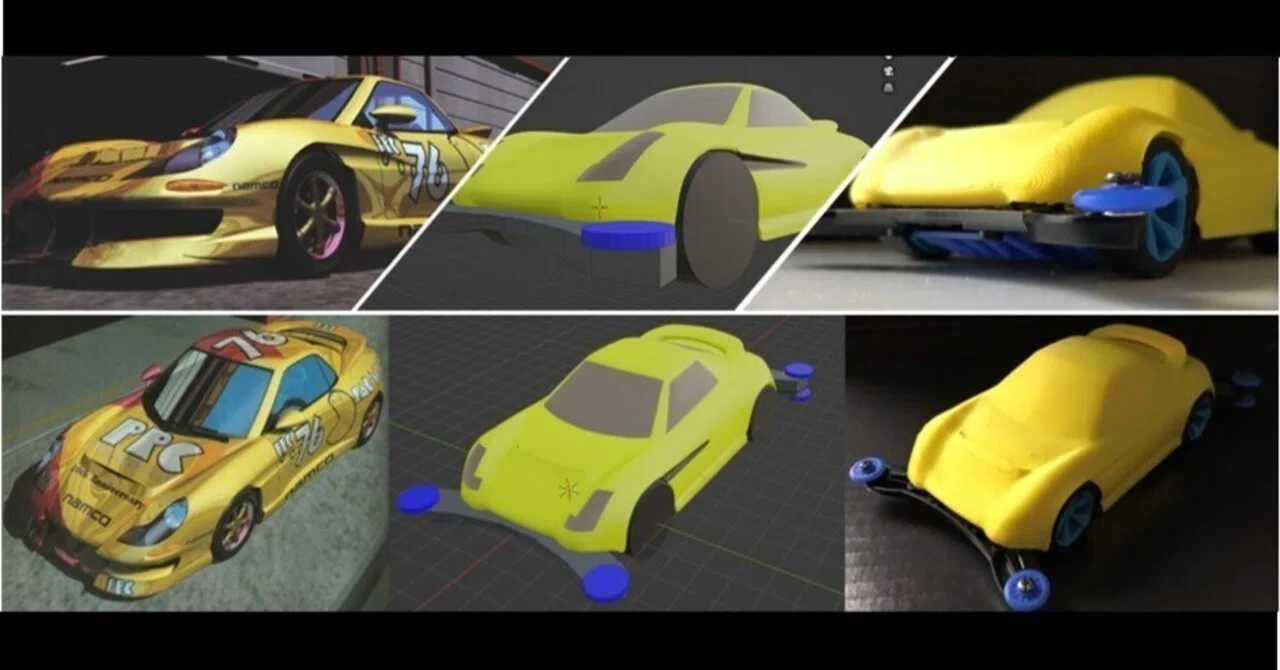 名作RIDGE RACER R4をミニ四駆で再現してみる！①準備編｜Falcon