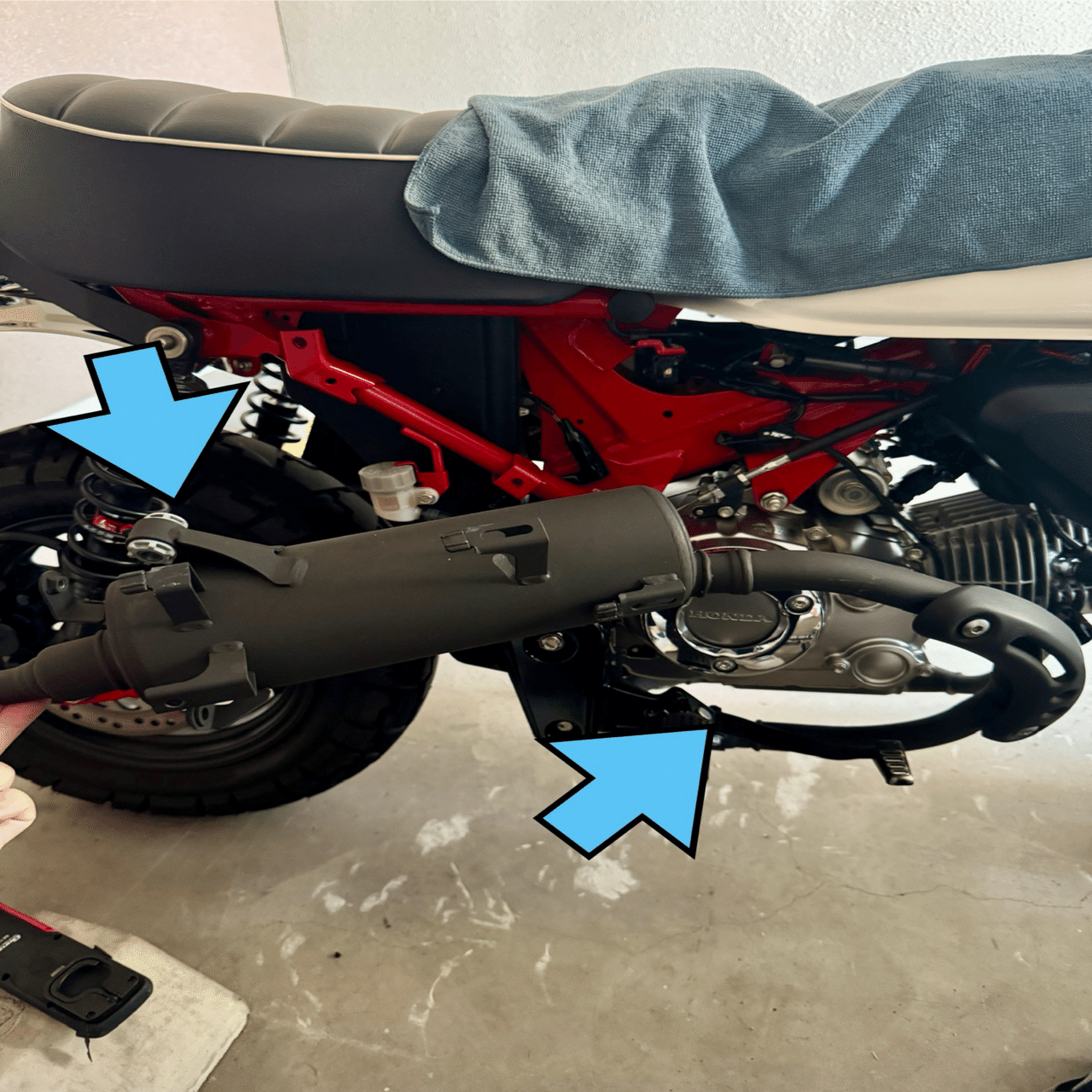 モンキー125/JB05のマフラー交換作業 備忘録①｜Yoco