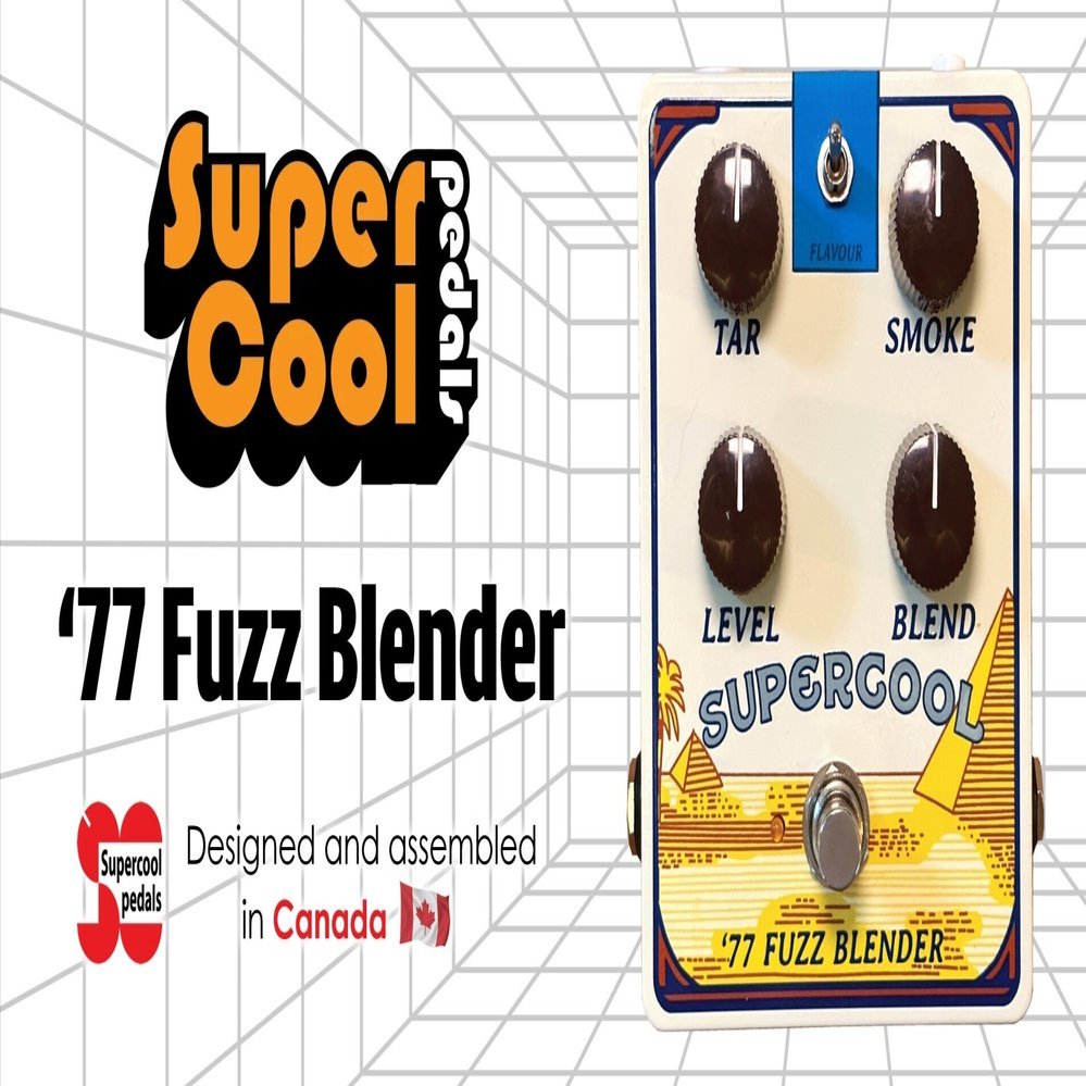 Supercool Pedals】進化系ファズの決定版「'77 Fuzz Blender