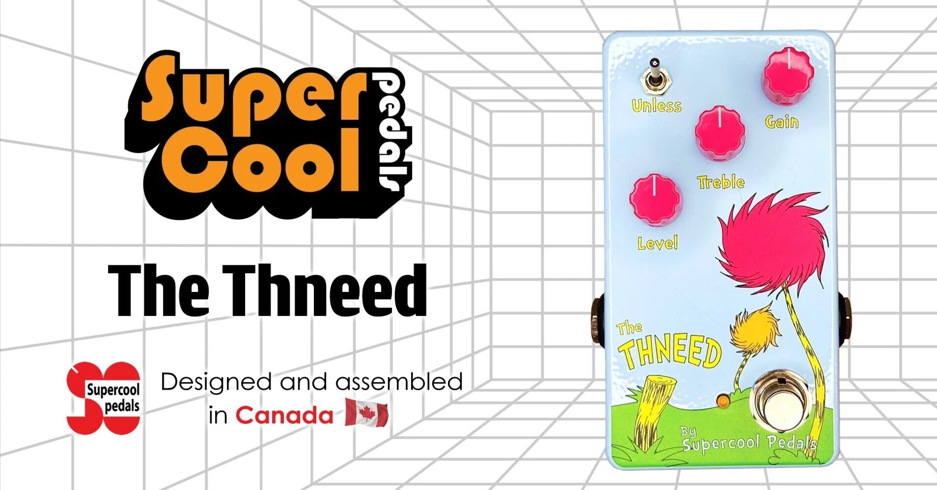 Supercool Pedals】多彩なカスタマイズ性を備えたドライブペダル