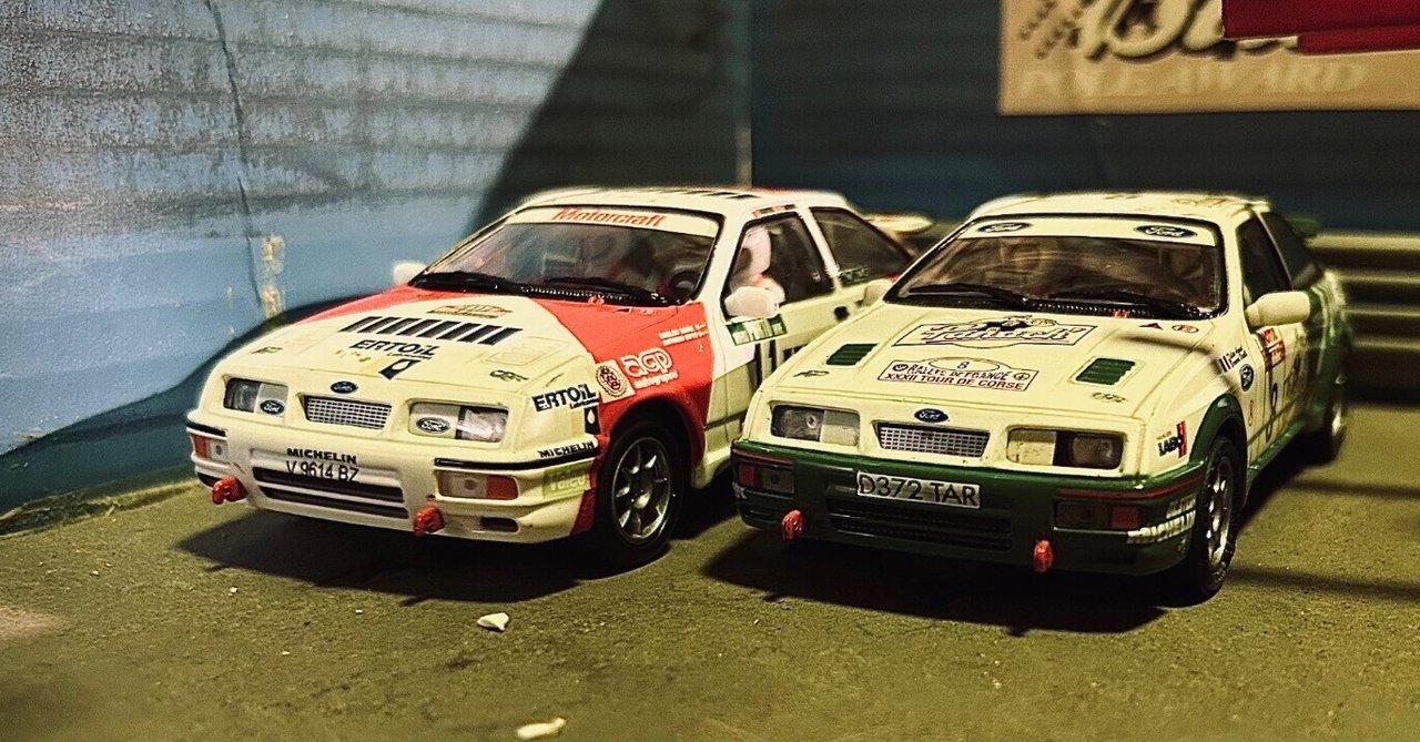 スロットカーレビュー] Ninco Ford Sierra RS Cosworth