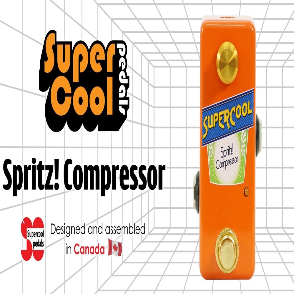 Supercool Pedals】シンプルで強力なコンプ「Spritz! Compressor