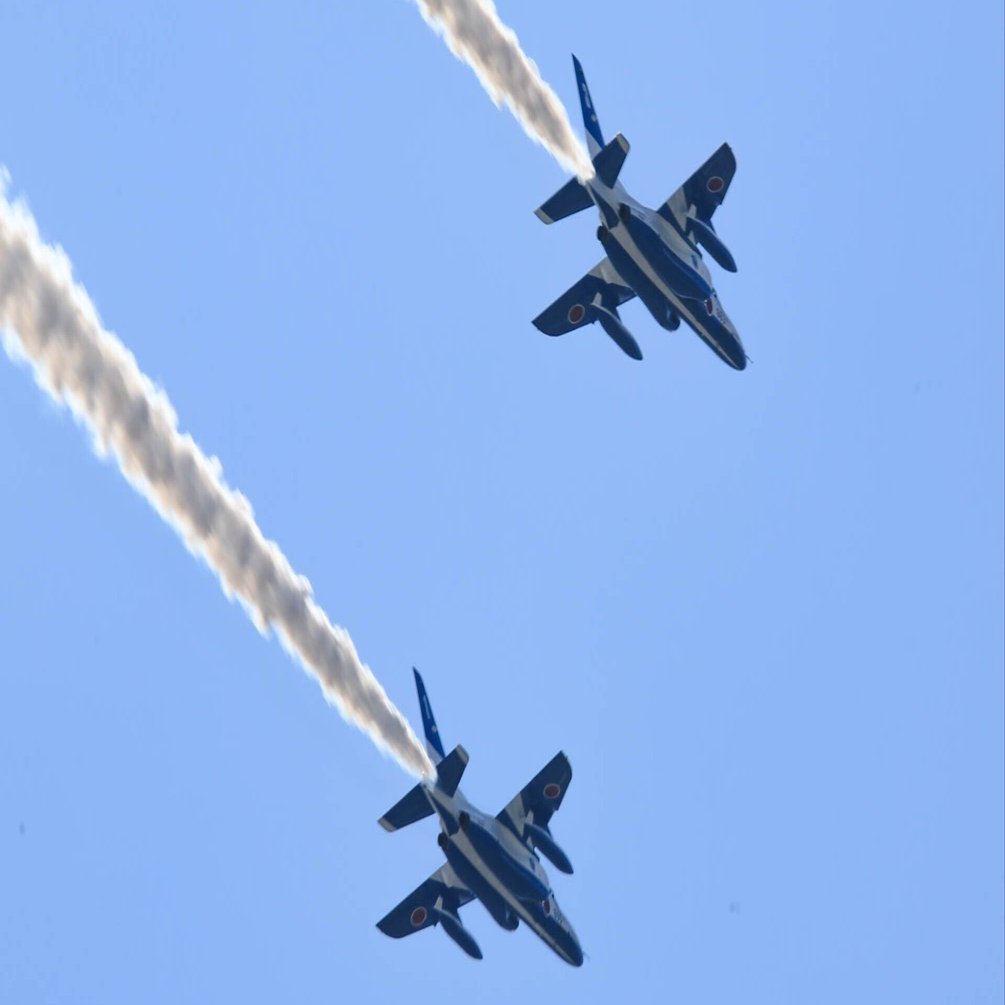 ブルーインパルス 万博 7月13日 今日は、演技も一応撮れました。｜Ryo