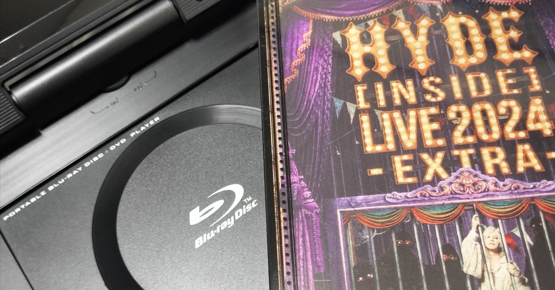 初回HYDE INSIDE LIVE 2024 - EXTRA Blu-ray Blu-ray『HYDE [INSIDE] LIVE 2024-EXTRA-』に思ったこと｜stone