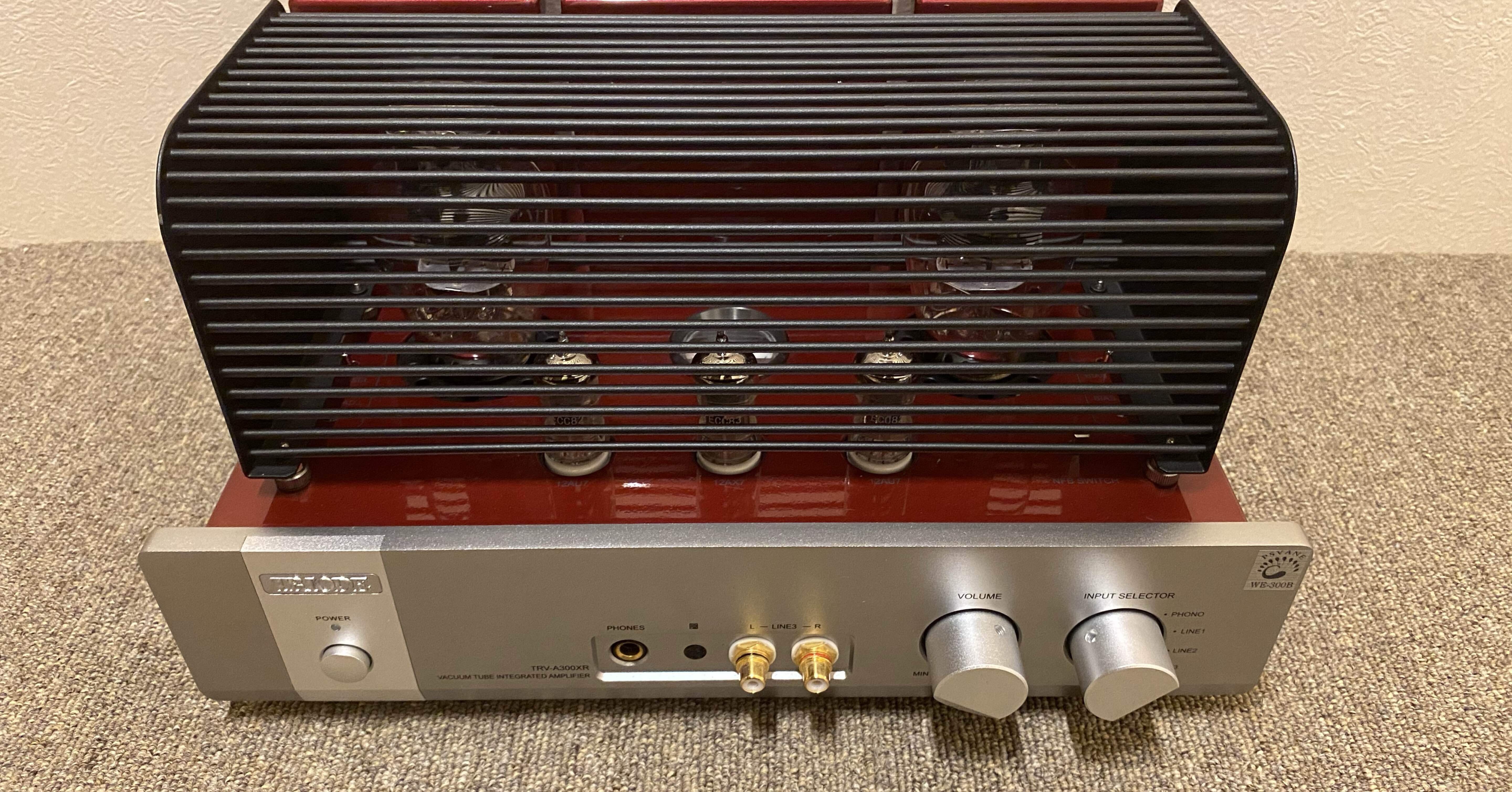 国内オーディオブランド TRIODEのA級真空管アンプ TRV-A300XRを紹介し