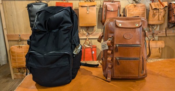 パラスパレス　ウールバック　持ち手本革 pal'las palace パラスパレス - レザーバッグ