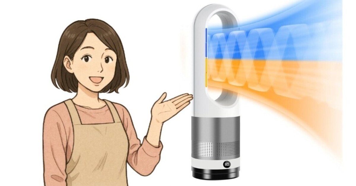 FUXNGZI タワーファン 扇風機 レビュー】FUXNGZI タワーファン 扇風機 【羽根なし冷暖兼用