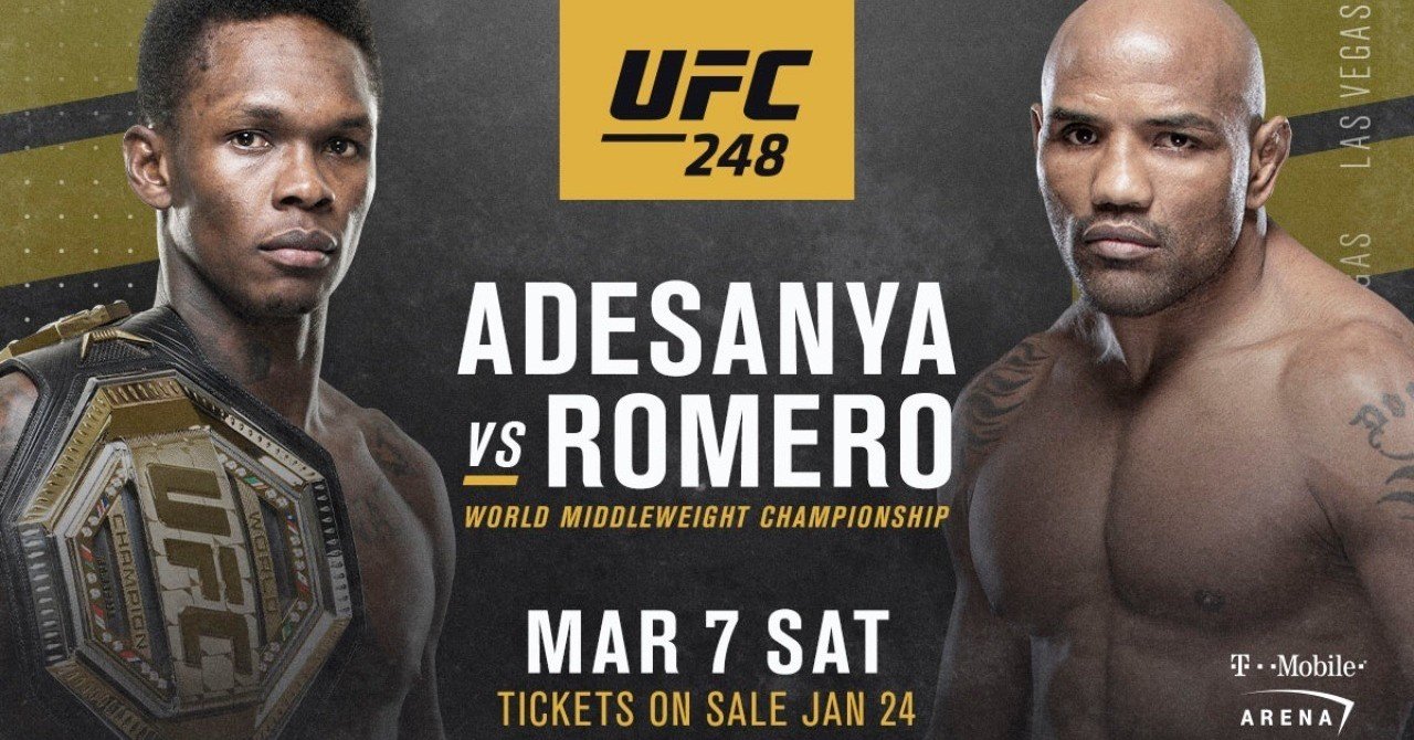 3.8 UFC248】 超人対決！！！ UFCミドル級タイトルマッチ イスラエル
