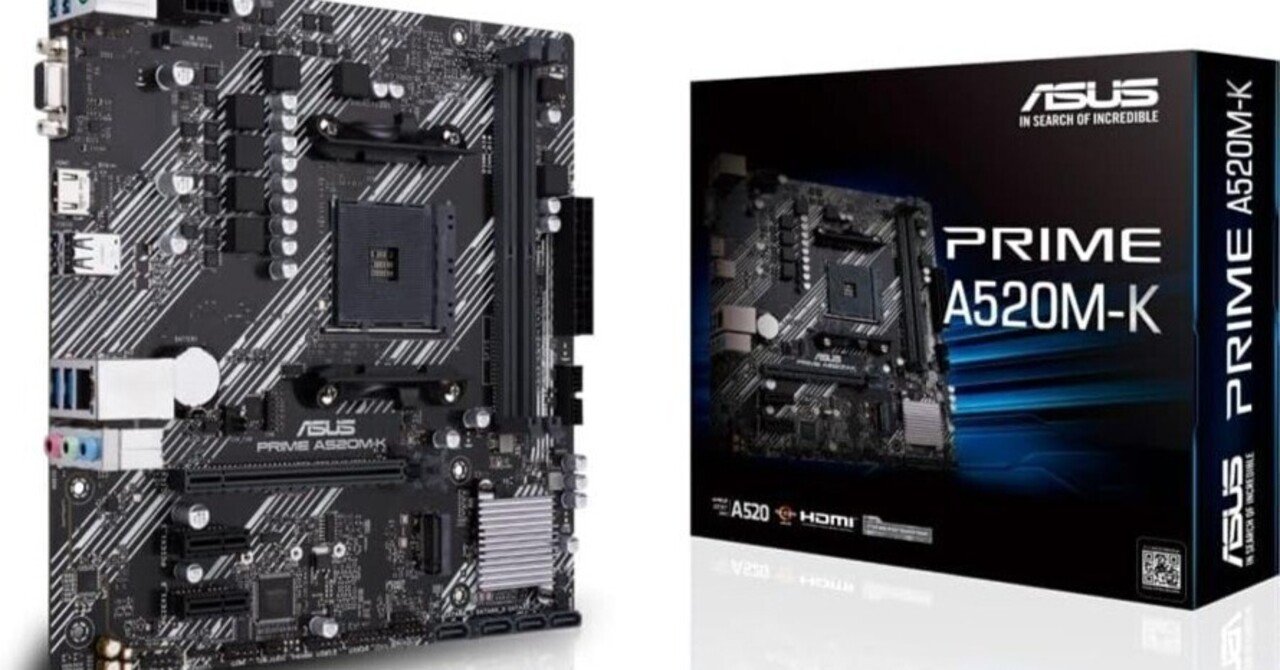 レビュー】ASUS PRIME A520M-Kは買うべき？口コミ・評判を徹底検証