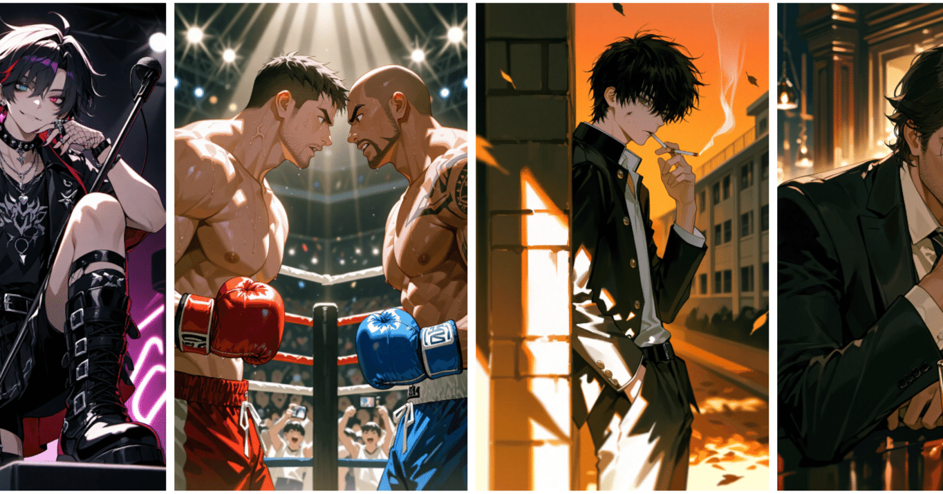 男性キャラクターもここまで描ける！PixAIの最新生成モデル「Tsubaki