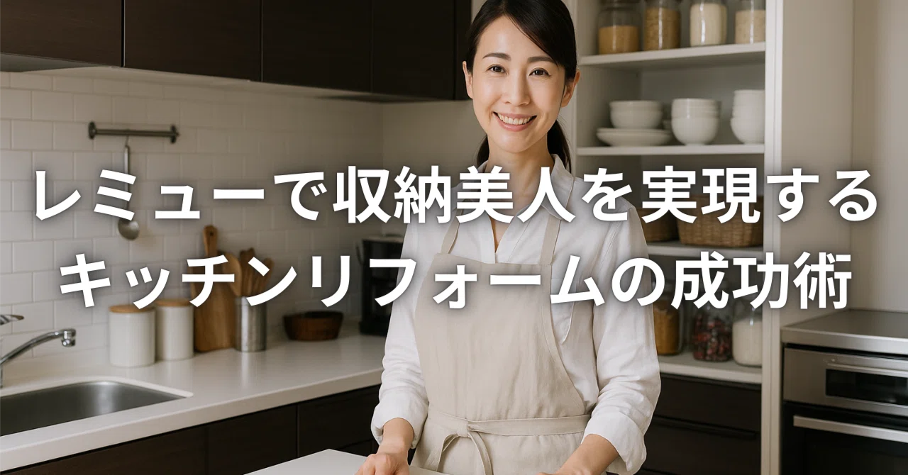 レミューで叶える、収納美人のキッチン空間｜住まいと畑のあいだから