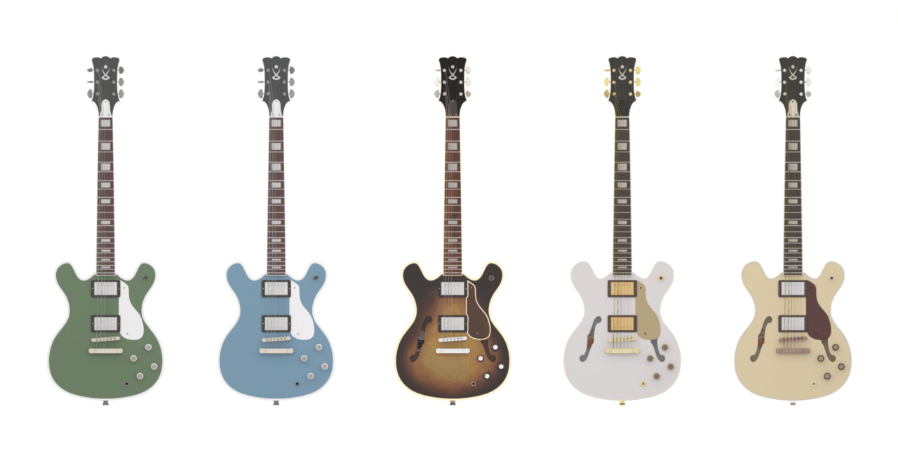 エレキギター セミホロウボディ ナチュラル ES355モデル Amazon