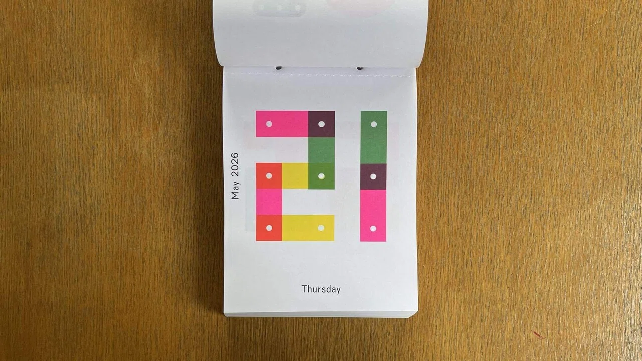 Karel Martens - Calendar 2026 / Every day is a new day｜IDEABOOKS
