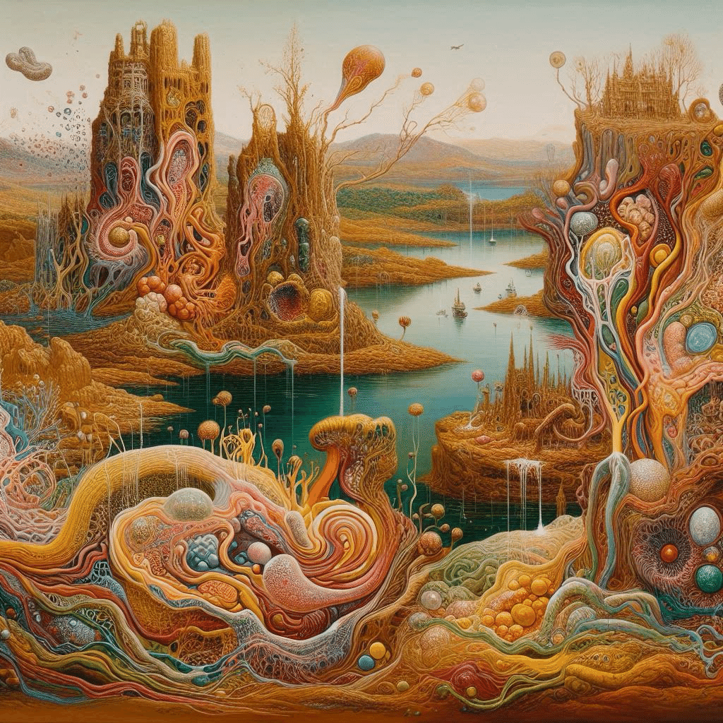 John Olsen 画集　ジョン•オルセン ジョン・オルセン（John Olsen)の絵画にヒントを得たプロンプト 4