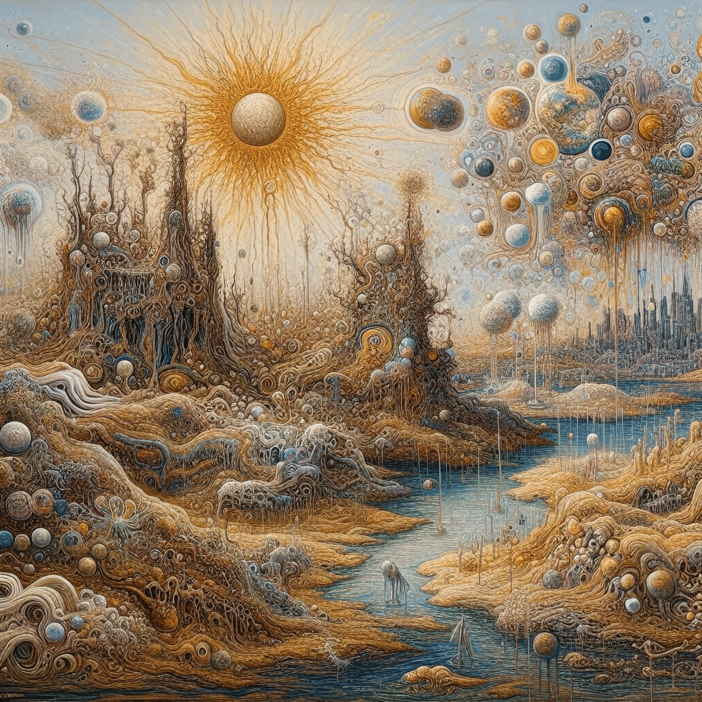 John Olsen 画集　ジョン•オルセン ジョン・オルセン（John Olsen)の絵画にヒントを得たプロンプト 4