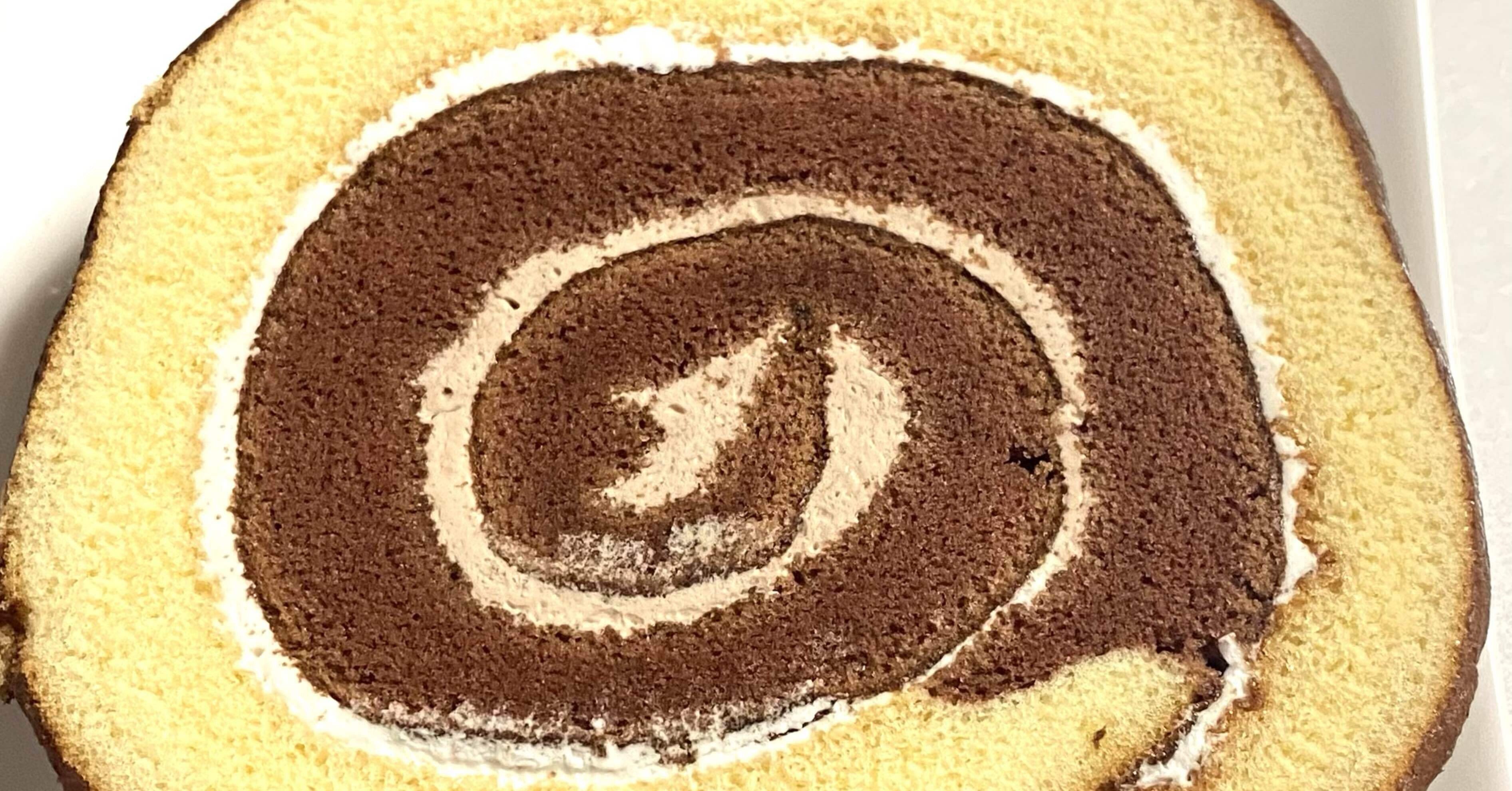 ロールケーキの断面“のの字”を愛でる。｜おらんじぇっと