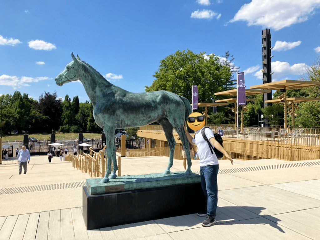 カシニョール版画「ロンシャン競馬場」 カシニョール版画「ロンシャン競馬場」 カシニョール版画「ロンシャン