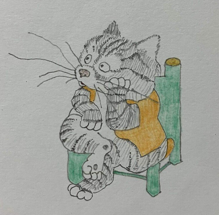 色鉛筆画｜まる｜note