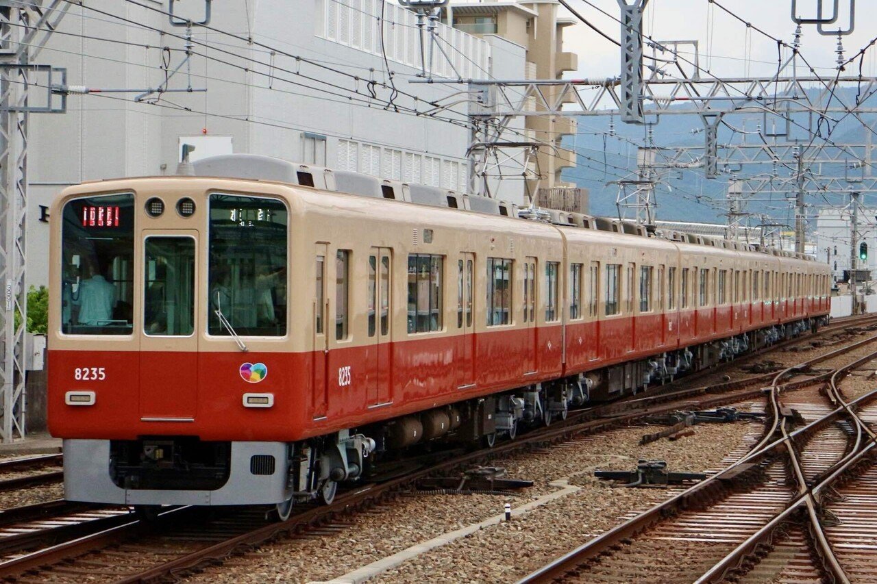 阪神電車】赤胴車8235号登場｜垂水の止利