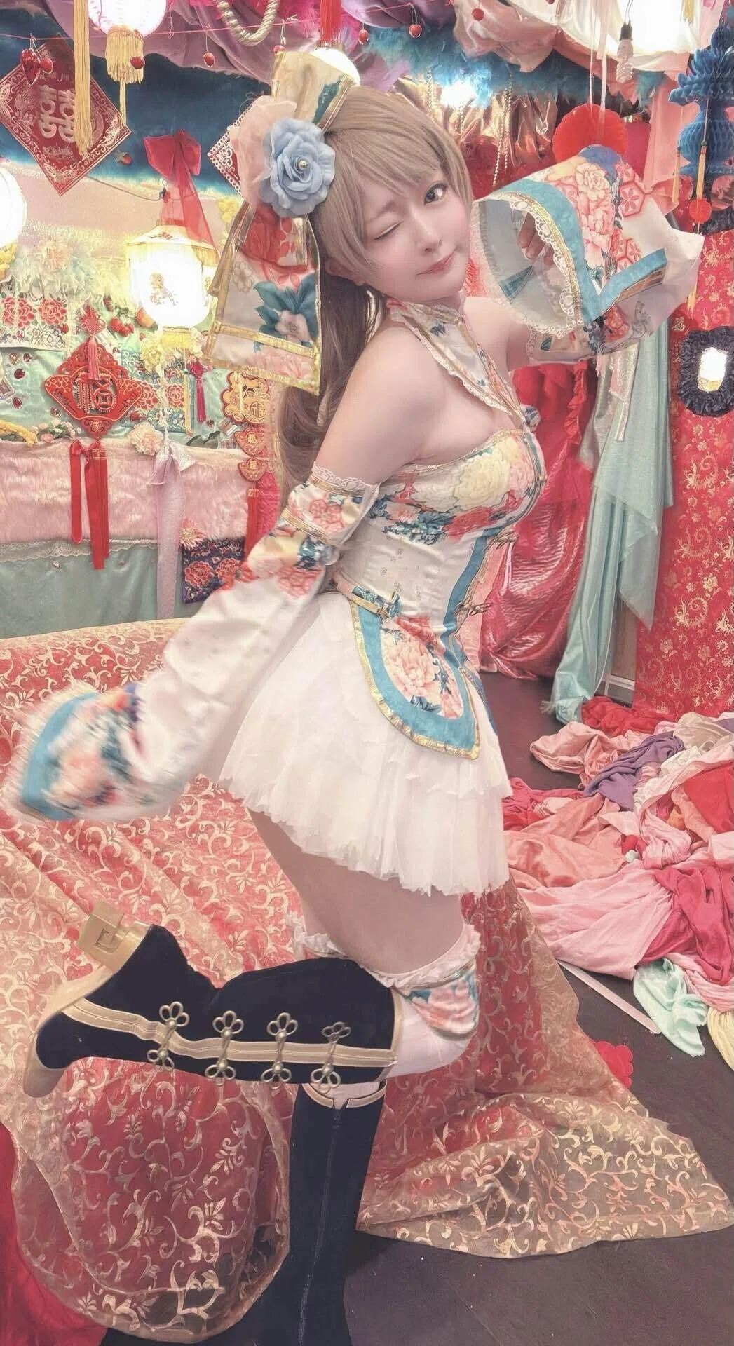 ラブライブ・ことりちゃんのチャイナドレス編コスプレ！｜クエ
