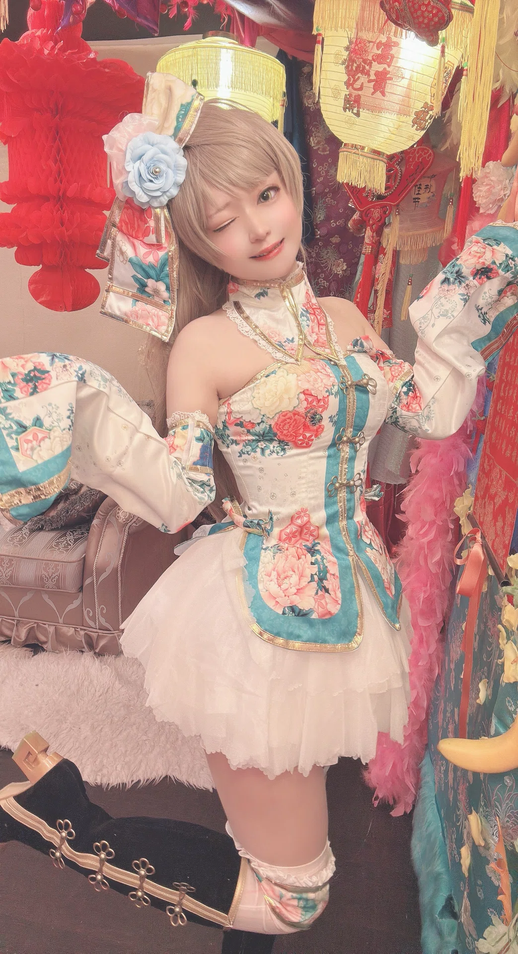ラブライブ・ことりちゃんのチャイナドレス編コスプレ！｜クエ