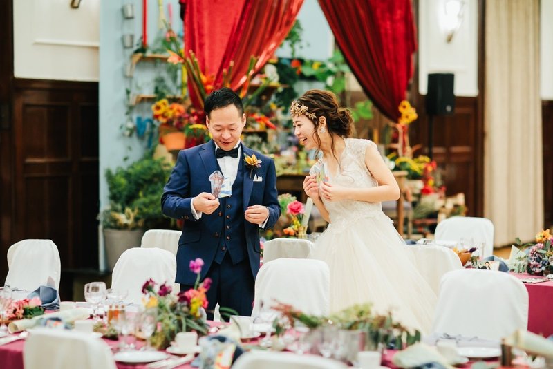 Bgmが定番曲じゃなく懐メロ 流れてくる曲までもコンセプトに沿った結婚式 Crazy Wedding Note Note