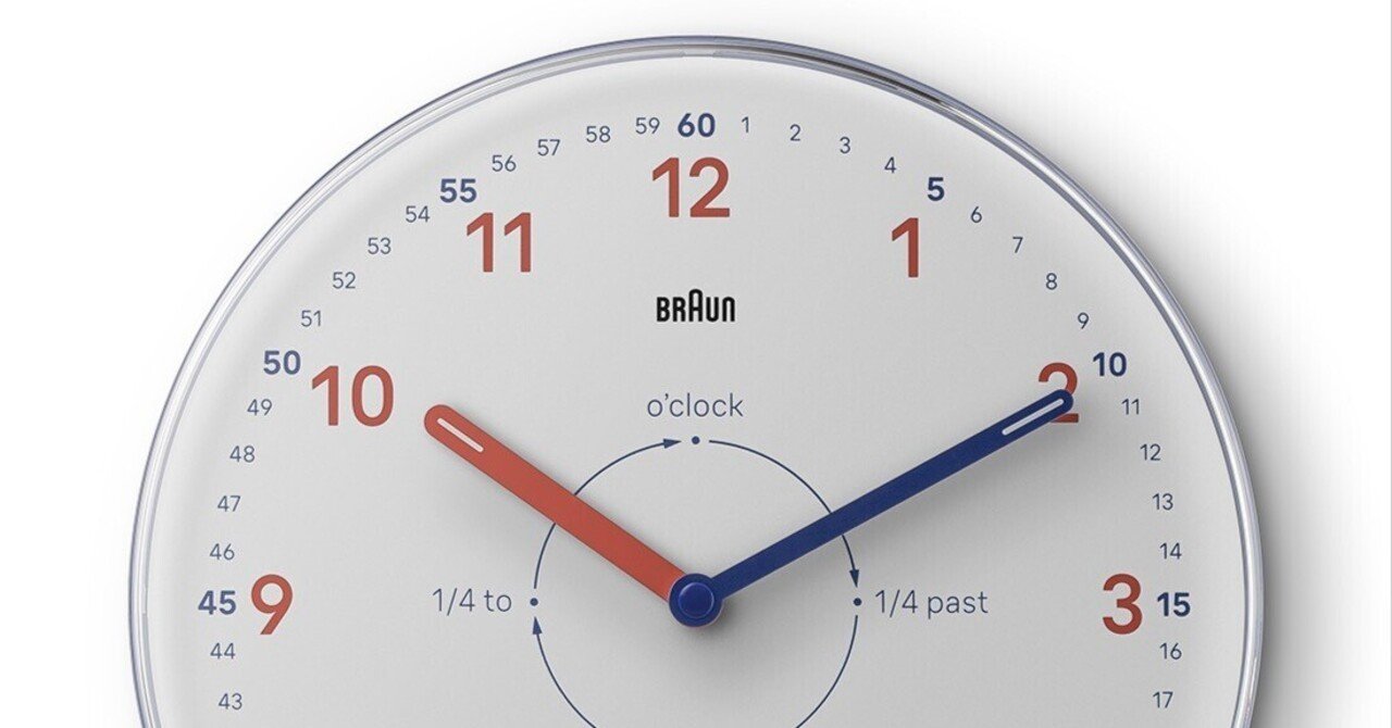 デザイン史に残るドイツ・ブラウンの名作壁掛け時計を原型に。これから