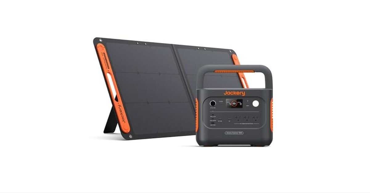 Jackery1000 New 1070Wh ポータブル電源　3点セット Jackery Solar Generator 1000 New 1070Wh ポータブル電源の