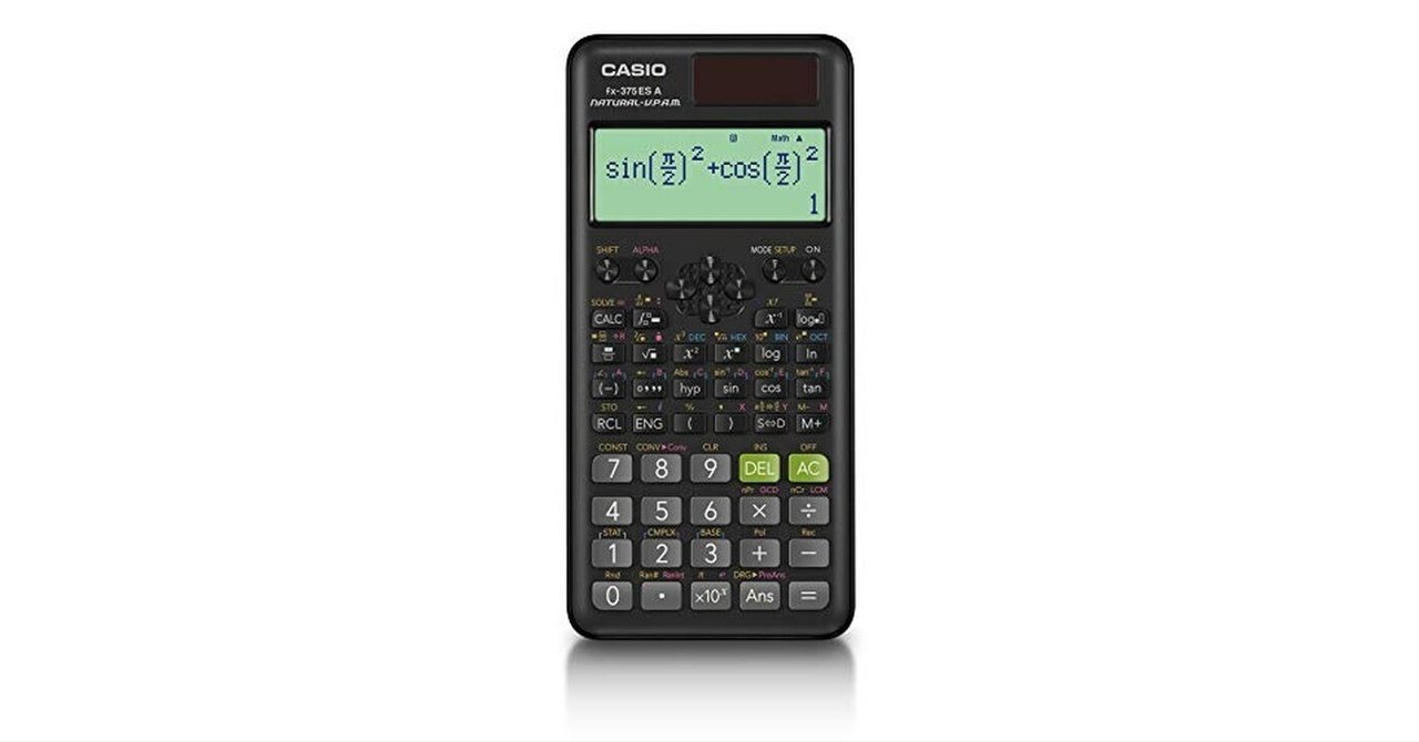 カシオ 関数電卓 微分積分・統計計算・数学自然表示 394関数