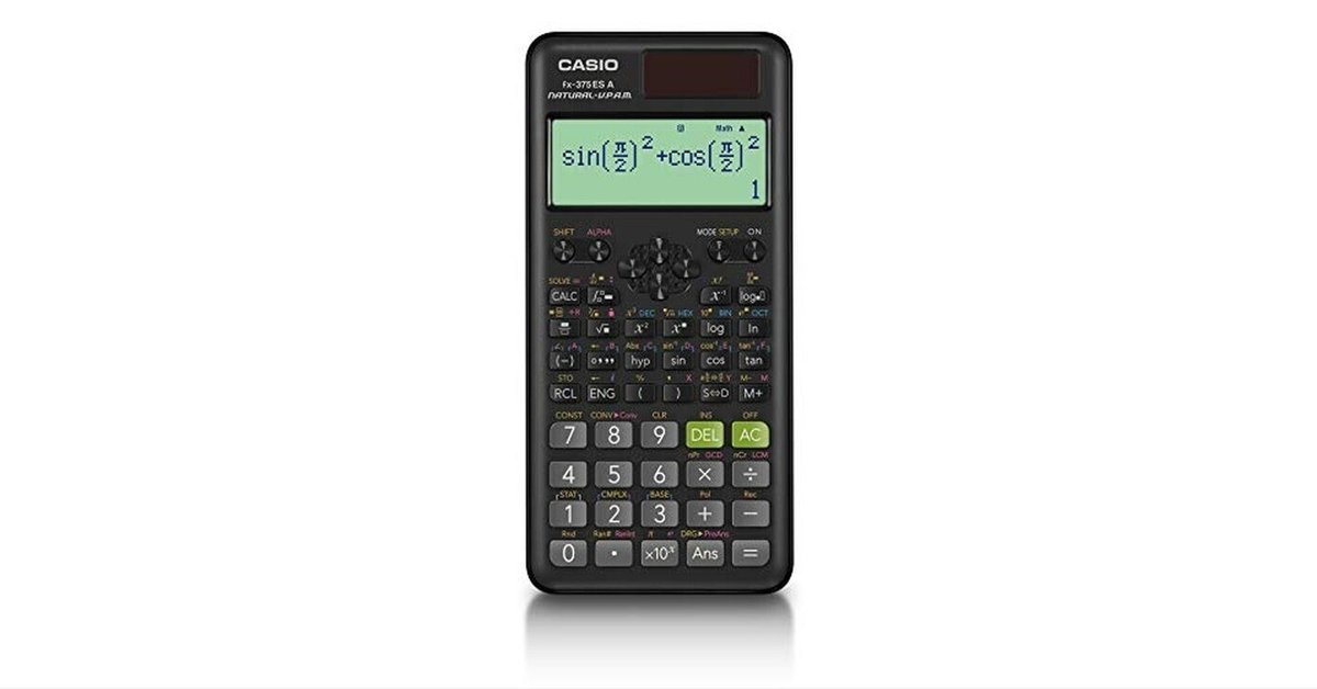 カシオ 関数電卓 微分積分・統計計算・数学自然表示 394関数