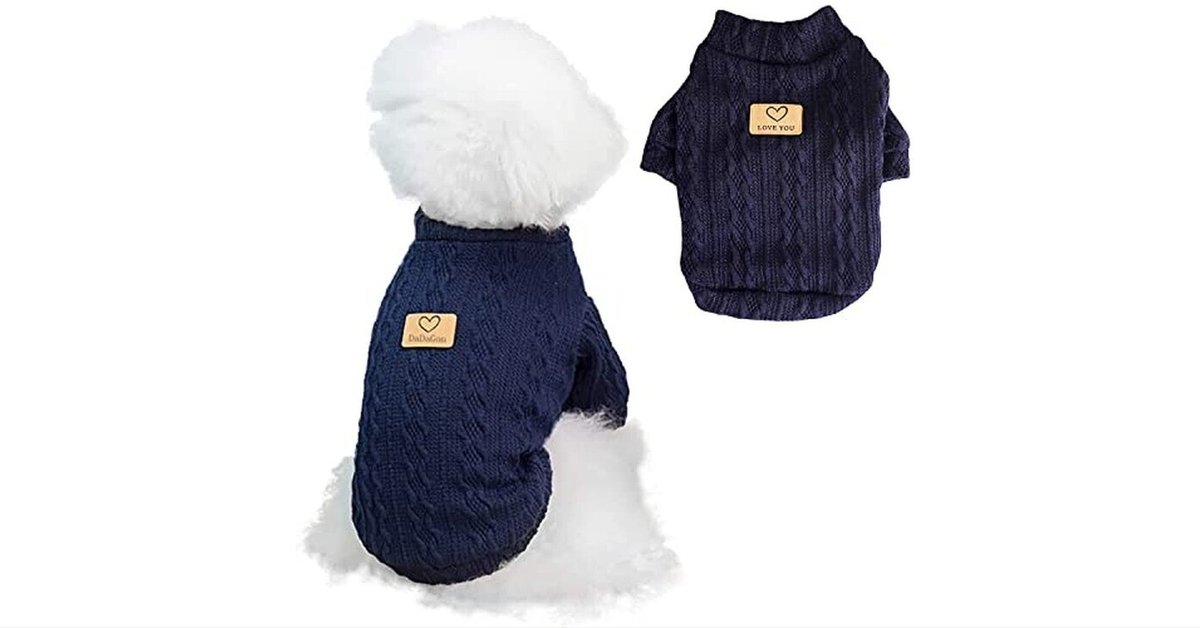 Tengcong 犬服 犬用 セーター 春 秋 冬 ニット セーターの