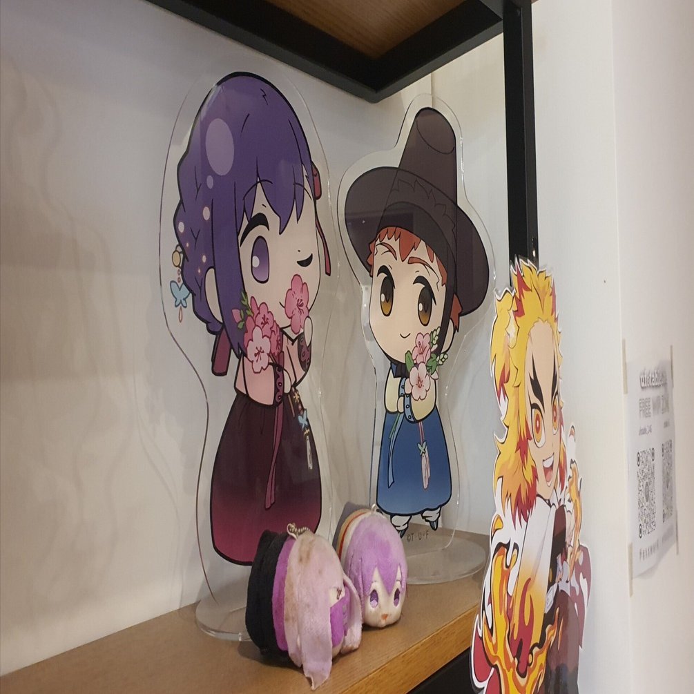 Fate/stay night ufotable cafe 韓国 限定 アクリル 予約】ufotable 韓国限定 fate アクリルスタンド 缶バッジ