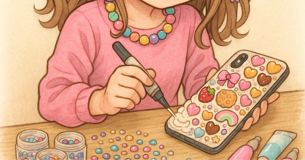 初級○デコケース作成の流れ｜ゆうりデコ○デコ講座