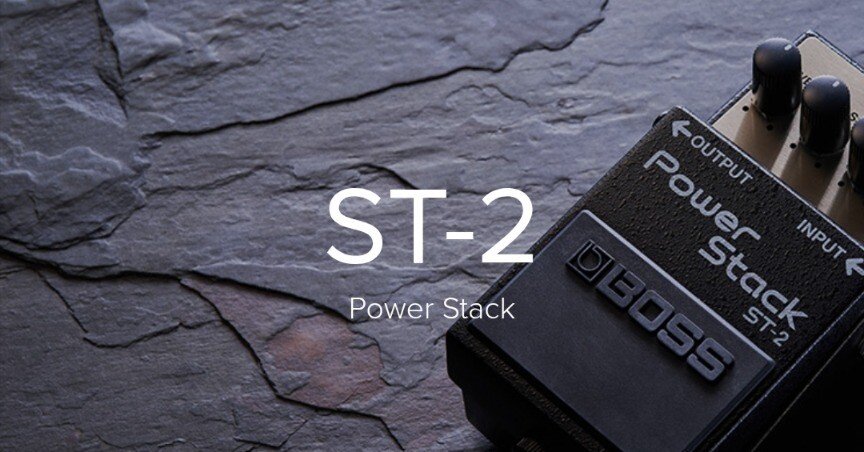 美品 BOSS POWER STACK ST-2 BOSS ST-2 Power Stack Distortion Guitar Effects Pedal