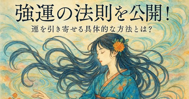 強運の法則」西田 文郎さん｜sekishige8
