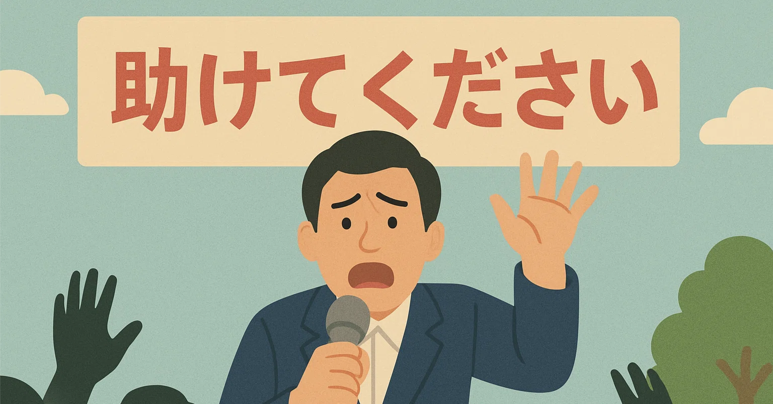 参院選2025】候補者の「助けてください」，助けてほしいのはこっちだよ 