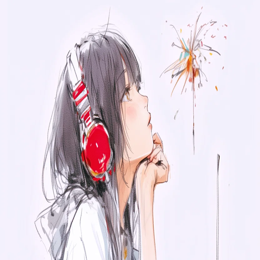 ズレた周波数に、きみを探して【AIイラスト＋4コマ漫画】｜Alpaka