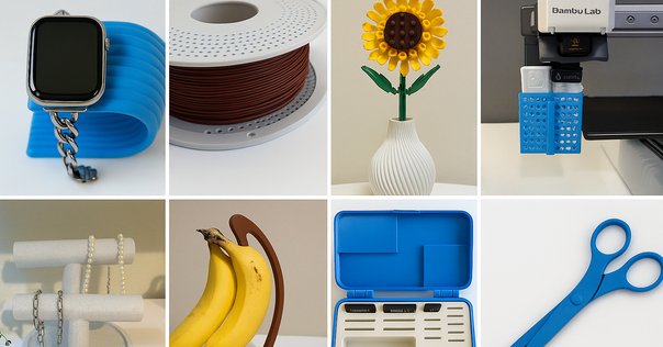 3Dプリンターで最初に作ったもの(手作り) 初めての3Dプリンターで作ったものたち｜はっとりさん