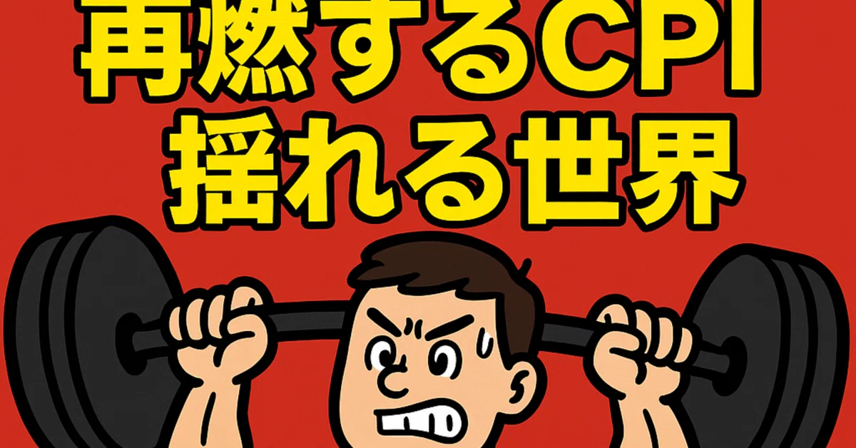 IR妄想日記 VOL.34 再燃するCPI、揺れる世界──それでも俺たちは筋トレする|津口重樹|IR妄想日記の人