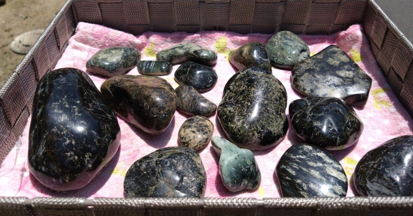 磨いた石の紹介」（楽しいって幸せじゃね🎵）｜ryuko